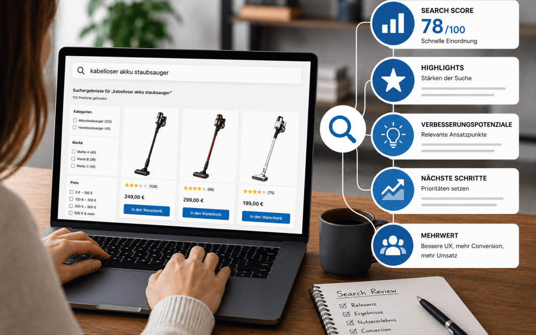 Search Review: Wie Unternehmen die Qualität ihrer Website Suche besser einschätzen können