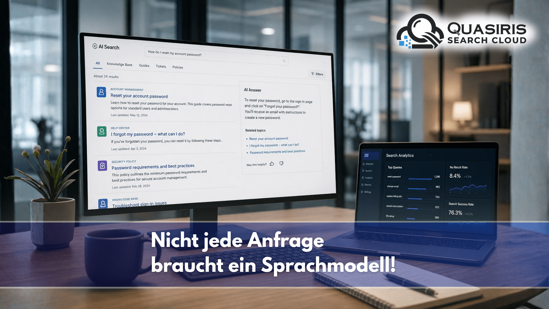 AI Search ohne Large Language Model: Wann andere KI Verfahren die bessere Wahl sind